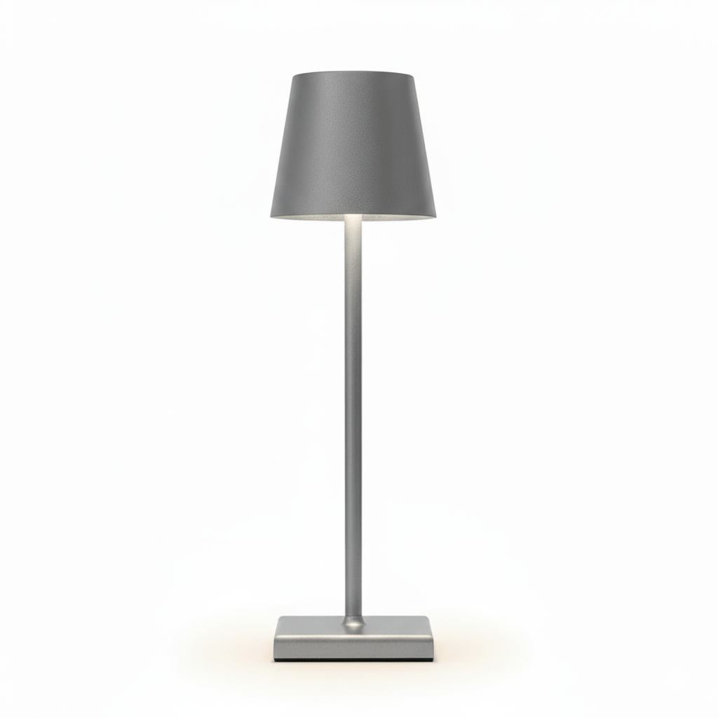 Hom & Ember – Sleek Aluminium Lamp with Modern Elegance for a Serene Ambiance - Hom & Ember