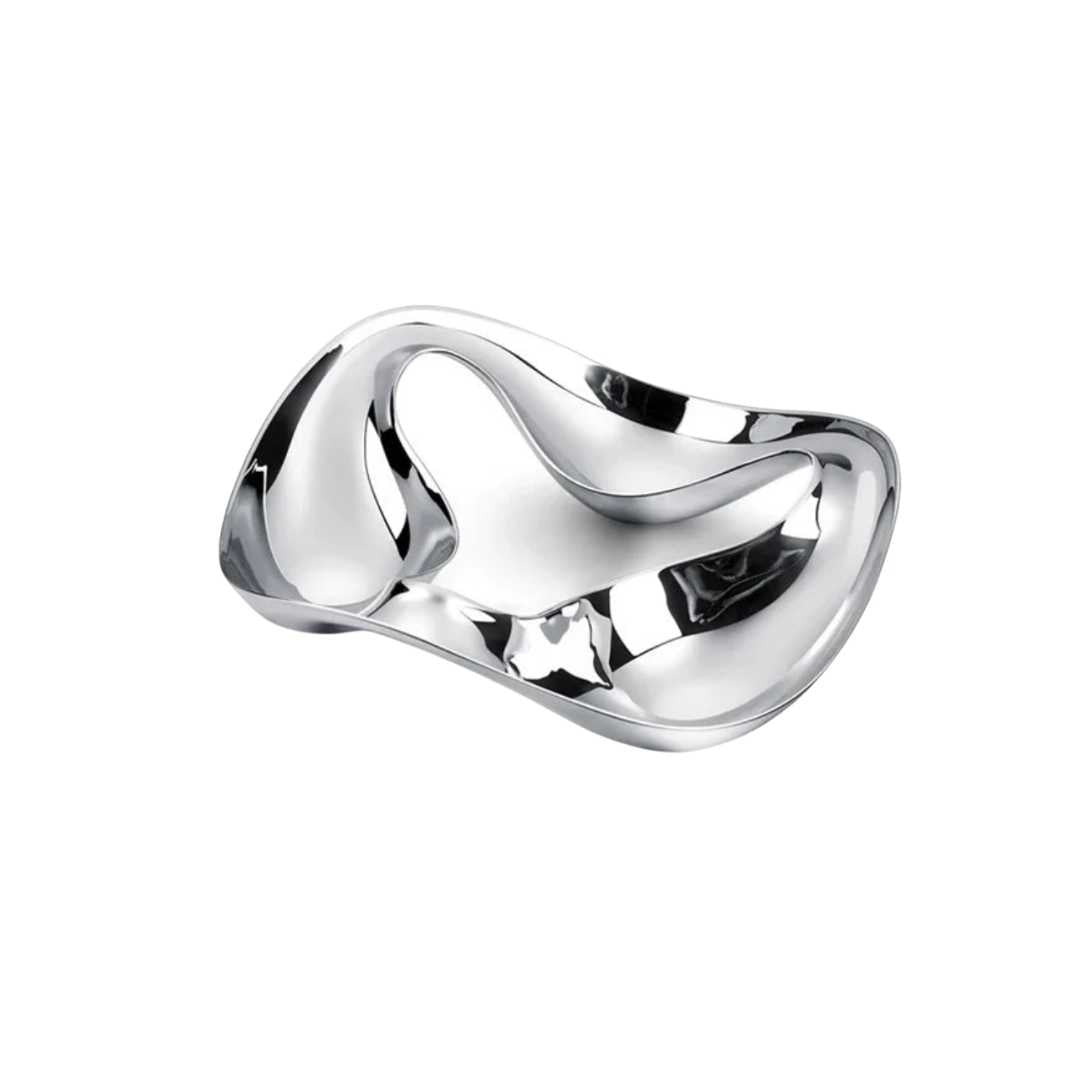 Hom & Ember – Sleek Stainless Steel Nordic Tray for a Sophisticated Serving Elegance - Hom & Ember