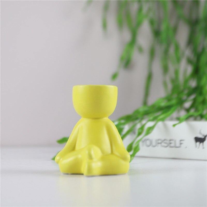 Hom & Ember – Small Child Clay Succulent Pot - Hom & Ember