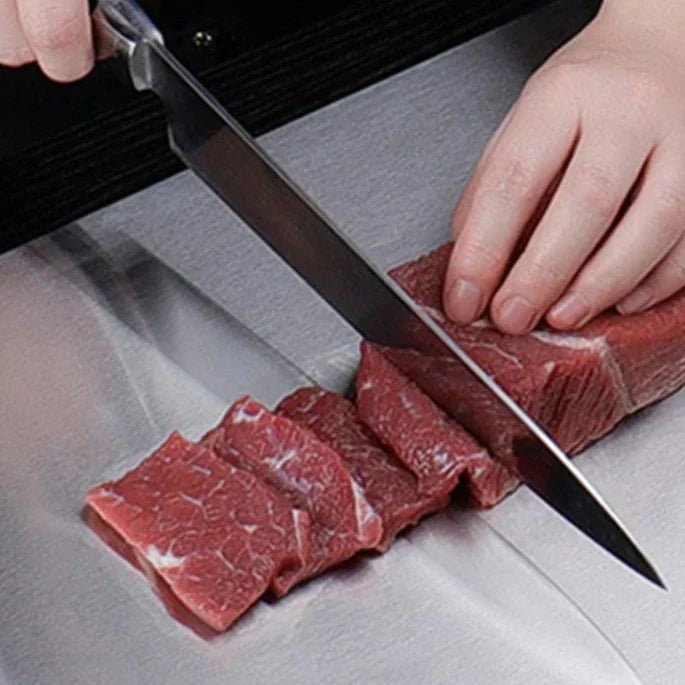 Hom & Ember – Stainless Steel Chopping Board for a Sleek Kitchen - Hom & Ember