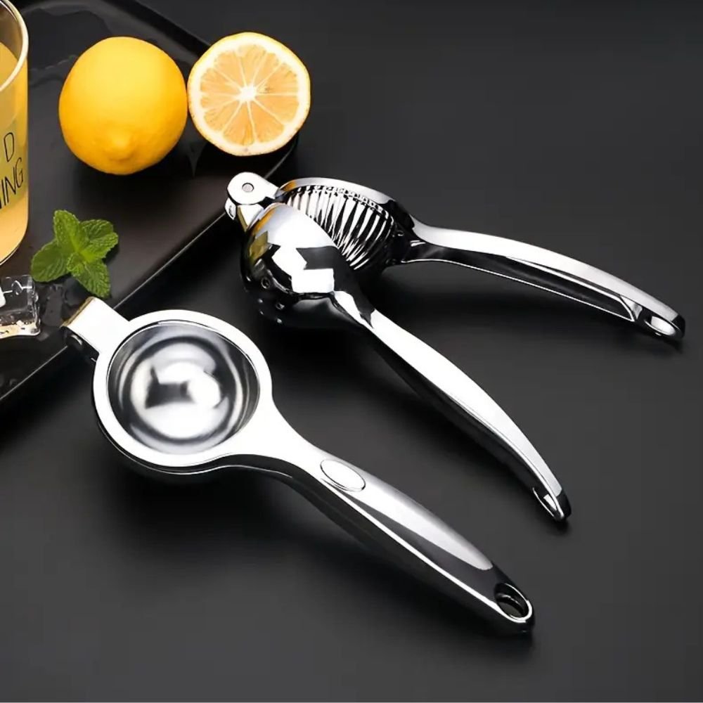 Hom & Ember – Stainless Steel Citrus Juicer for a Chic Kitchen Experience - Hom & Ember