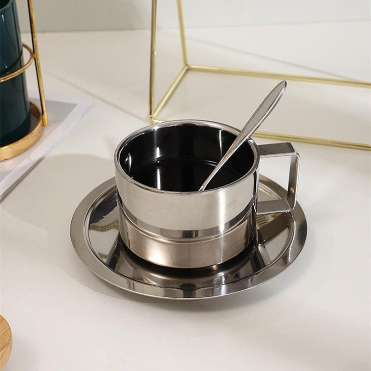 Hom & Ember – Steel Coffee Set - Hom & Ember