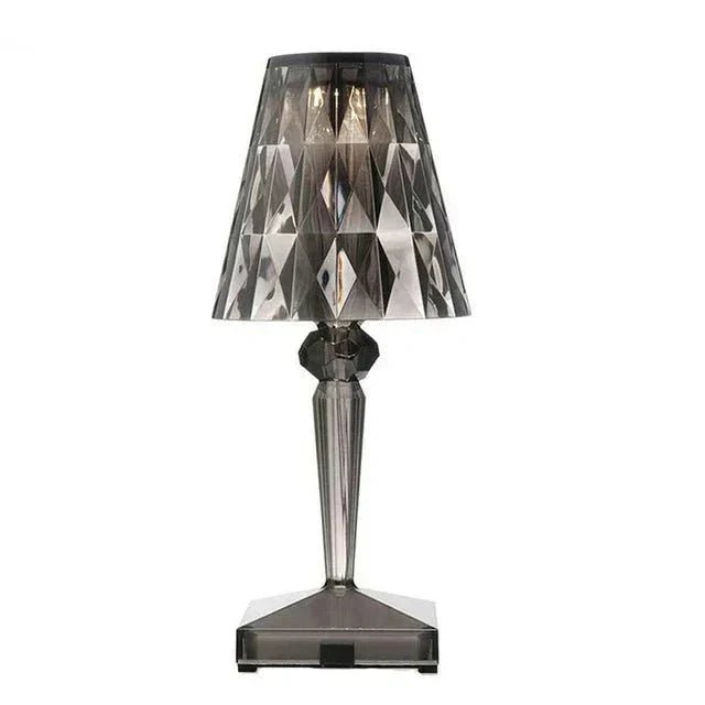 Hom & Ember – Stunning Acrylic Crystal Table Lamp for a Serene Ambiance - Hom & Ember