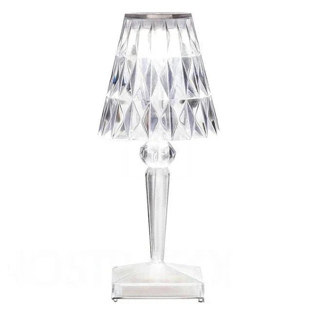 Hom & Ember – Stunning Acrylic Crystal Table Lamp for a Serene Ambiance - Hom & Ember