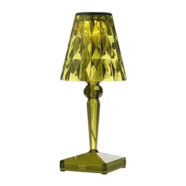 Hom & Ember – Stunning Acrylic Crystal Table Lamp for a Serene Ambiance - Hom & Ember