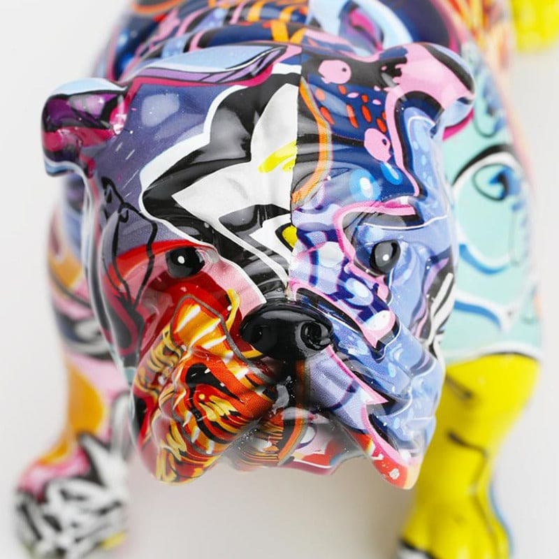 Hom & Ember – Stylish Bulldog Resin Figurine for Contemporary Spaces with Timeless Charm - Hom & Ember