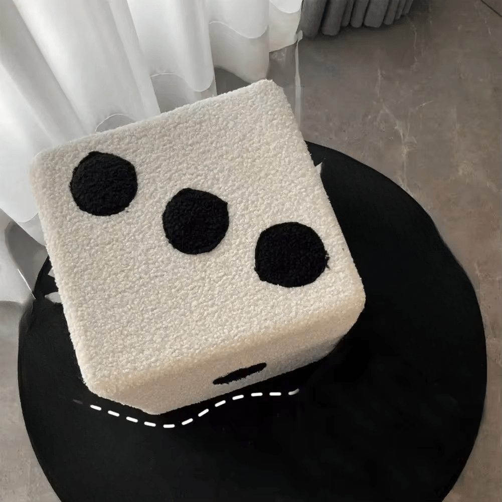 Hom & Ember – Stylish Cube Pouf for Modern Interiors with Timeless Charm - Hom & Ember