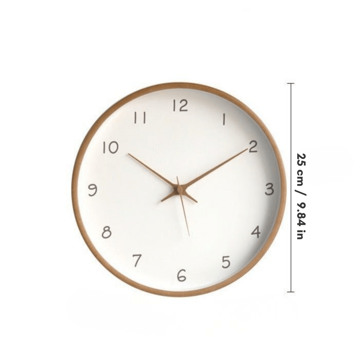 Hom & Ember – Stylish Modern Minimalist Wooden Wall Clock for Timeless Elegance - Hom & Ember