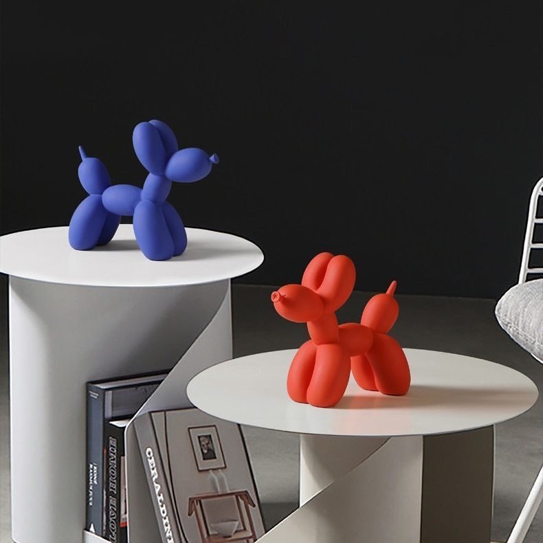 Hom & Ember – Stylish Resin Balloon Dog Figurine for Chic and Modern Interiors - Hom & Ember