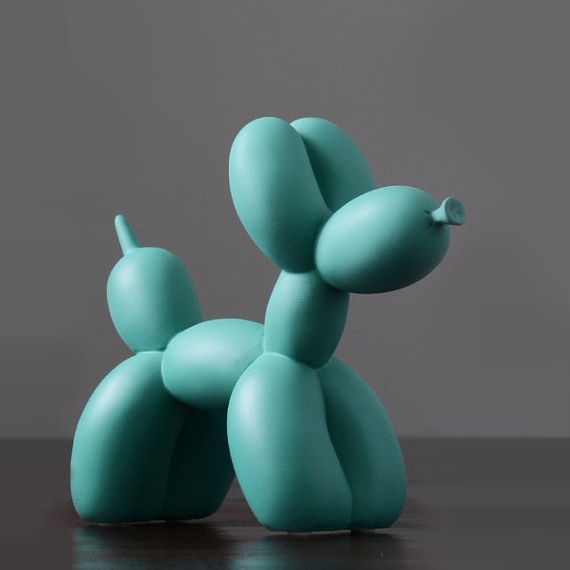 Hom & Ember – Stylish Resin Balloon Dog Figurine for Chic and Modern Interiors - Hom & Ember