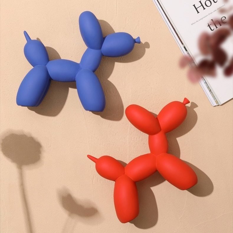 Hom & Ember – Stylish Resin Balloon Dog Figurine for Chic and Modern Interiors - Hom & Ember