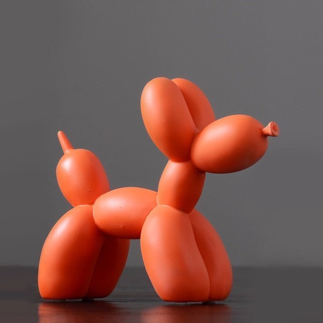 Hom & Ember – Stylish Resin Balloon Dog Figurine for Chic and Modern Interiors - Hom & Ember