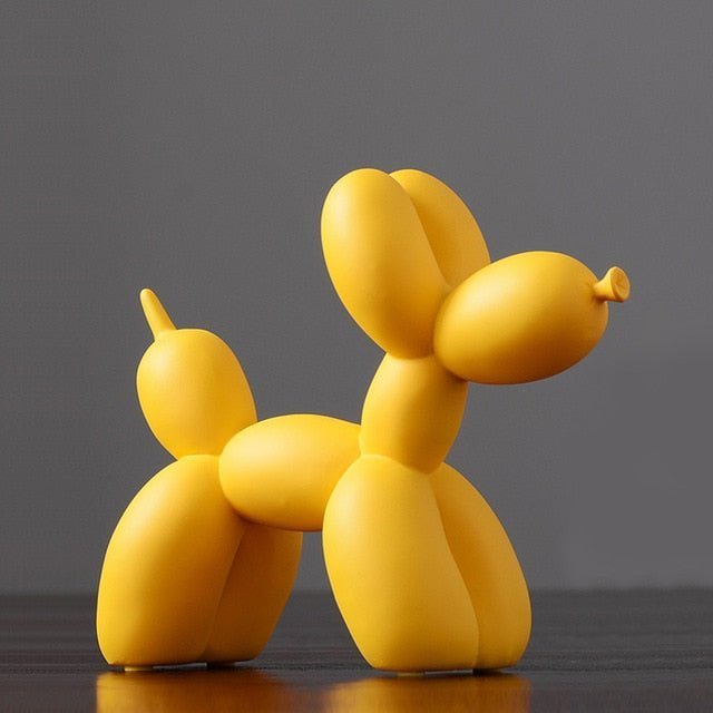 Hom & Ember – Stylish Resin Balloon Dog Figurine for Chic and Modern Interiors - Hom & Ember