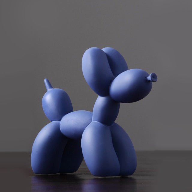 Hom & Ember – Stylish Resin Balloon Dog Figurine for Chic and Modern Interiors - Hom & Ember