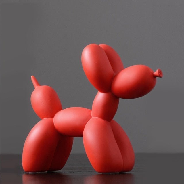 Hom & Ember – Stylish Resin Balloon Dog Figurine for Chic and Modern Interiors - Hom & Ember