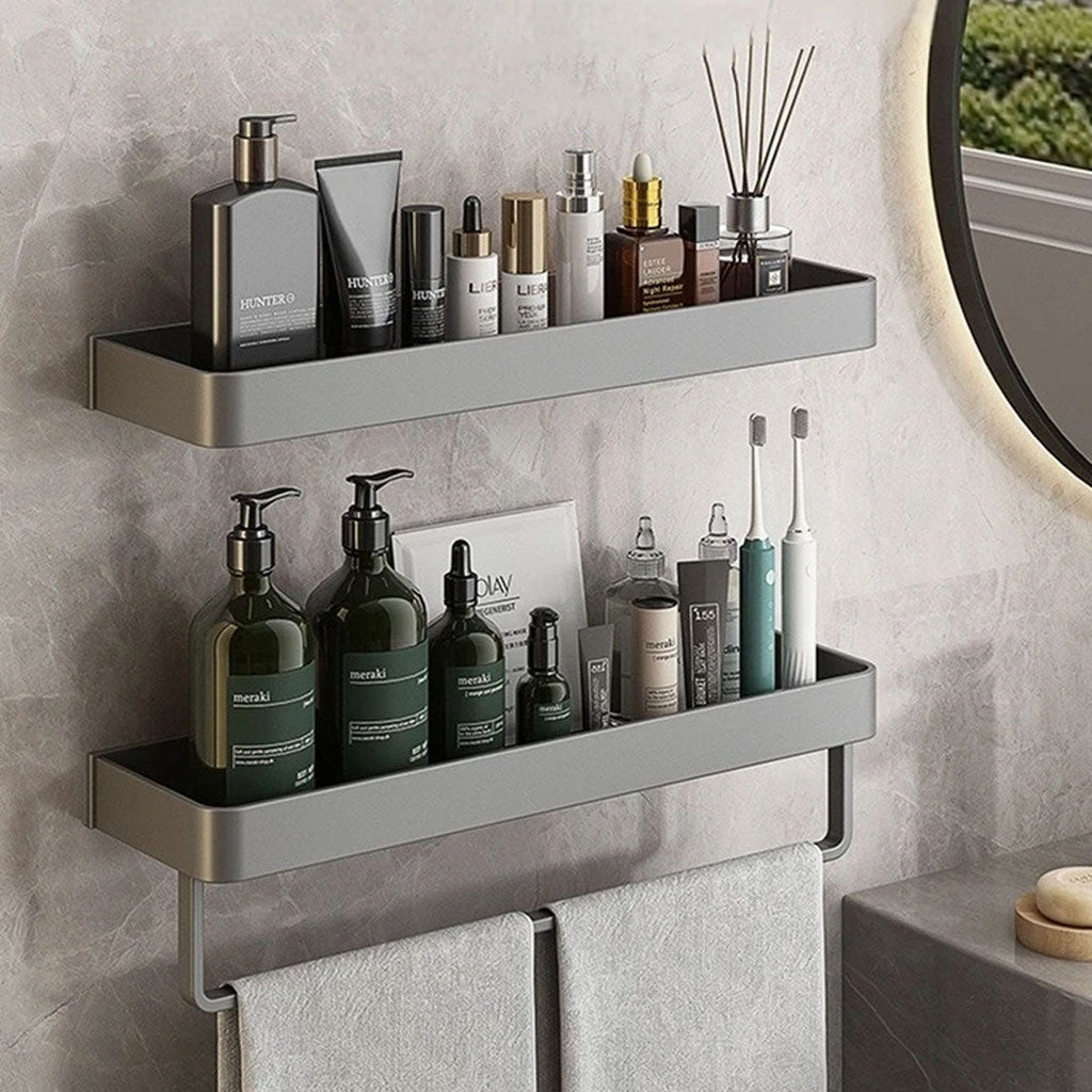 Hom & Ember – Stylish Wall Shelf for an Organised and Serene Bathroom Space - Hom & Ember