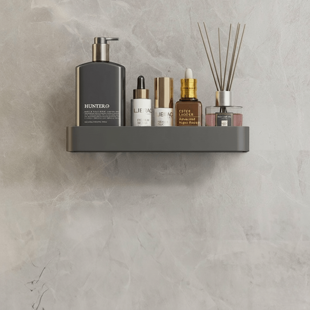 Hom & Ember – Stylish Wall Shelf for an Organised and Serene Bathroom Space - Hom & Ember
