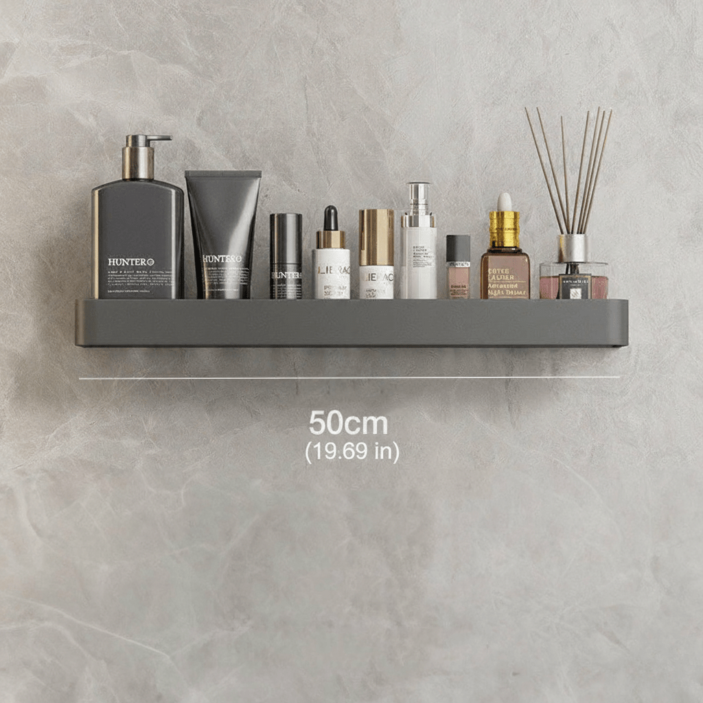 Hom & Ember – Stylish Wall Shelf for an Organised and Serene Bathroom Space - Hom & Ember