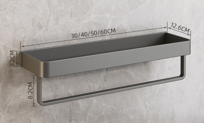 Hom & Ember – Stylish Wall Shelf for an Organised and Serene Bathroom Space - Hom & Ember