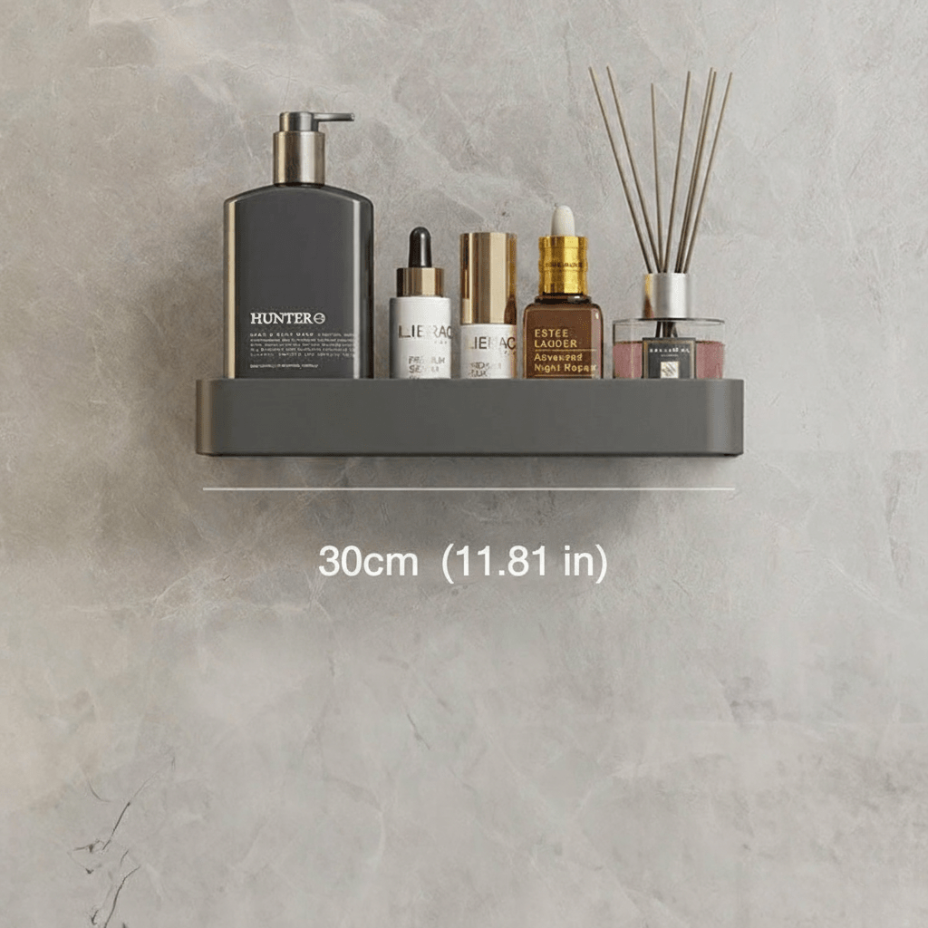 Hom & Ember – Stylish Wall Shelf for an Organised and Serene Bathroom Space - Hom & Ember