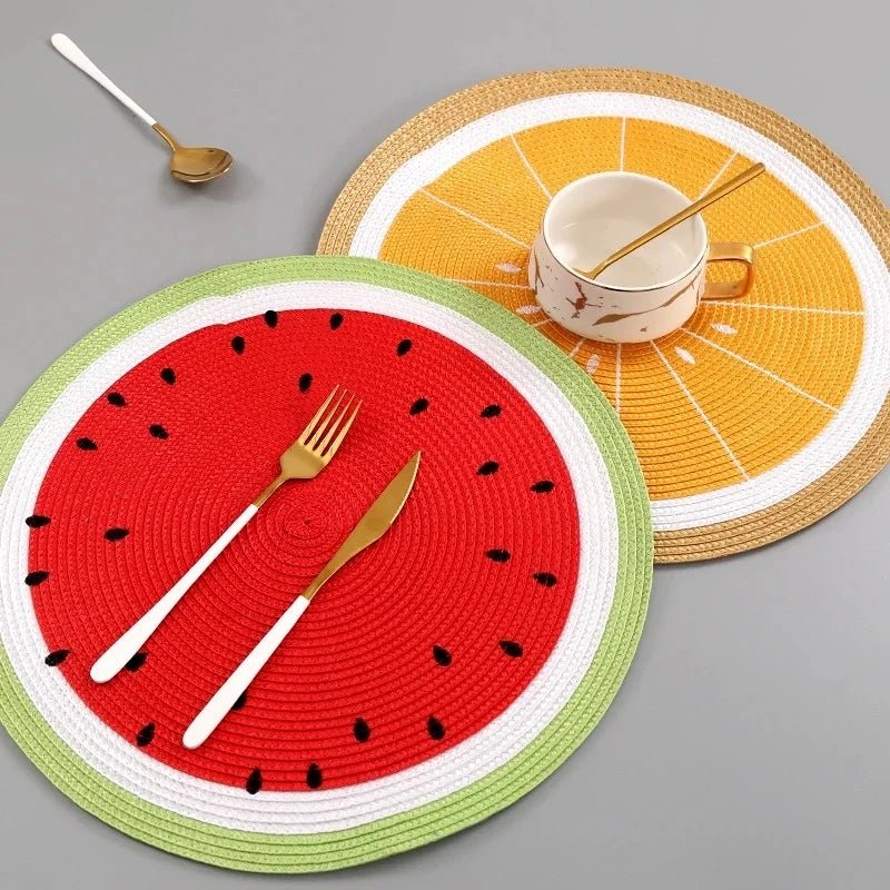 Hom & Ember – Summertime Fruit Placemats for Vibrant Tables - Hom & Ember