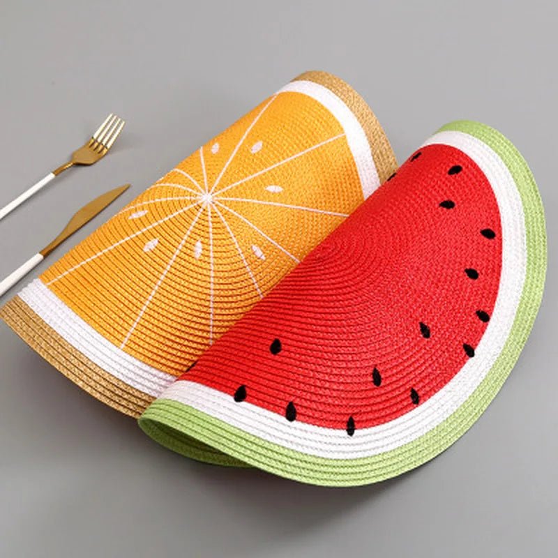 Hom & Ember – Summertime Fruit Placemats for Vibrant Tables - Hom & Ember