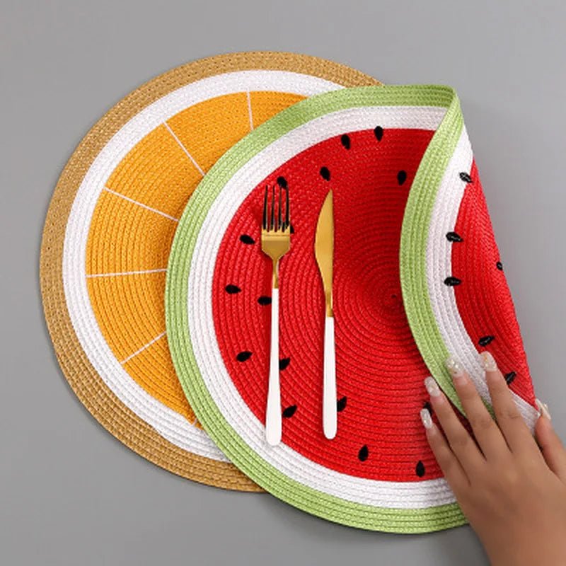 Hom & Ember – Summertime Fruit Placemats for Vibrant Tables - Hom & Ember