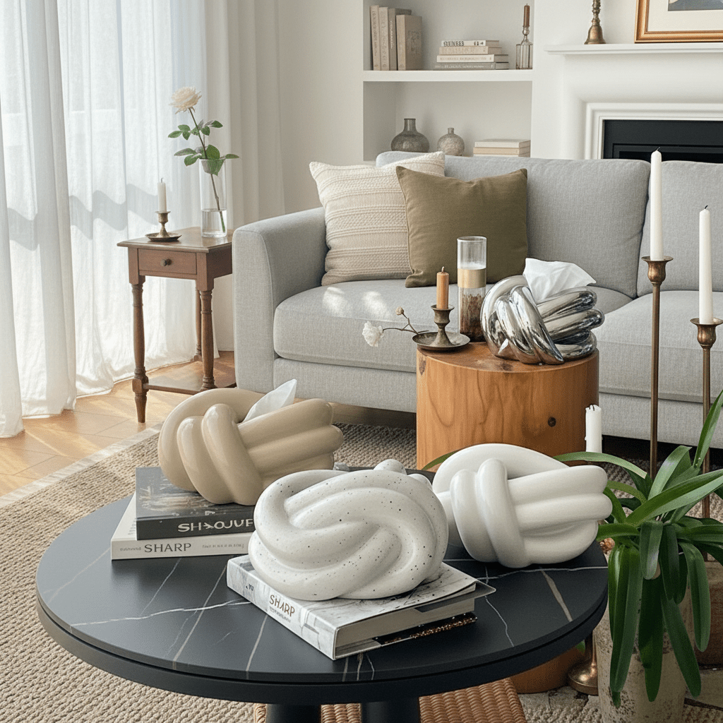 Hom & Ember – Swivel Tissue Holder for a Stylish Touch - Hom & Ember