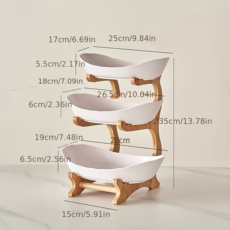 Hom & Ember – Tiered Fruit Stand - Hom & Ember