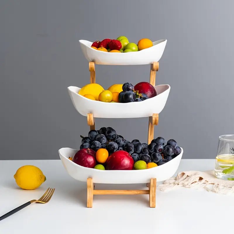 Hom & Ember – Tiered Fruit Stand - Hom & Ember