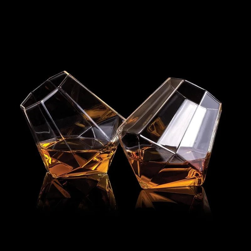 Hom & Ember – Tilted Whisky Glass - Hom & Ember