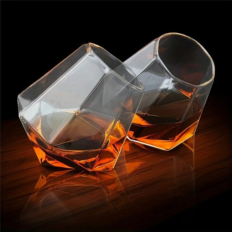 Hom & Ember – Tilted Whisky Glass - Hom & Ember