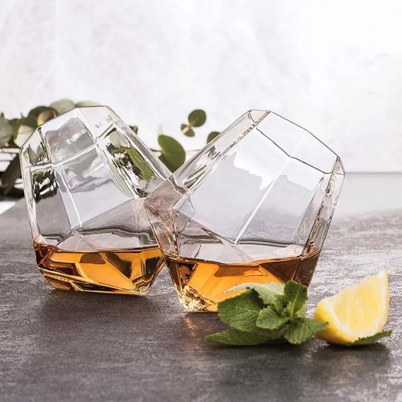 Hom & Ember – Tilted Whisky Glass - Hom & Ember