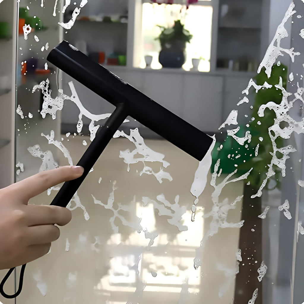 Hom & Ember – Traditional Silicone Shower Squeegee for a Cosy Bathroom Experience - Hom & Ember