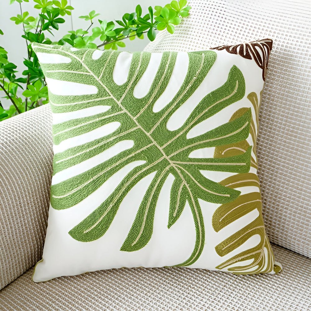 Hom & Ember – Verdant Paradise Cushion Cover for a Lush and Inviting Home - Hom & Ember