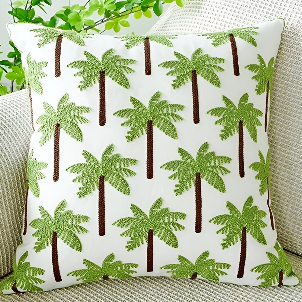 Hom & Ember – Verdant Paradise Cushion Cover for a Lush and Inviting Home - Hom & Ember