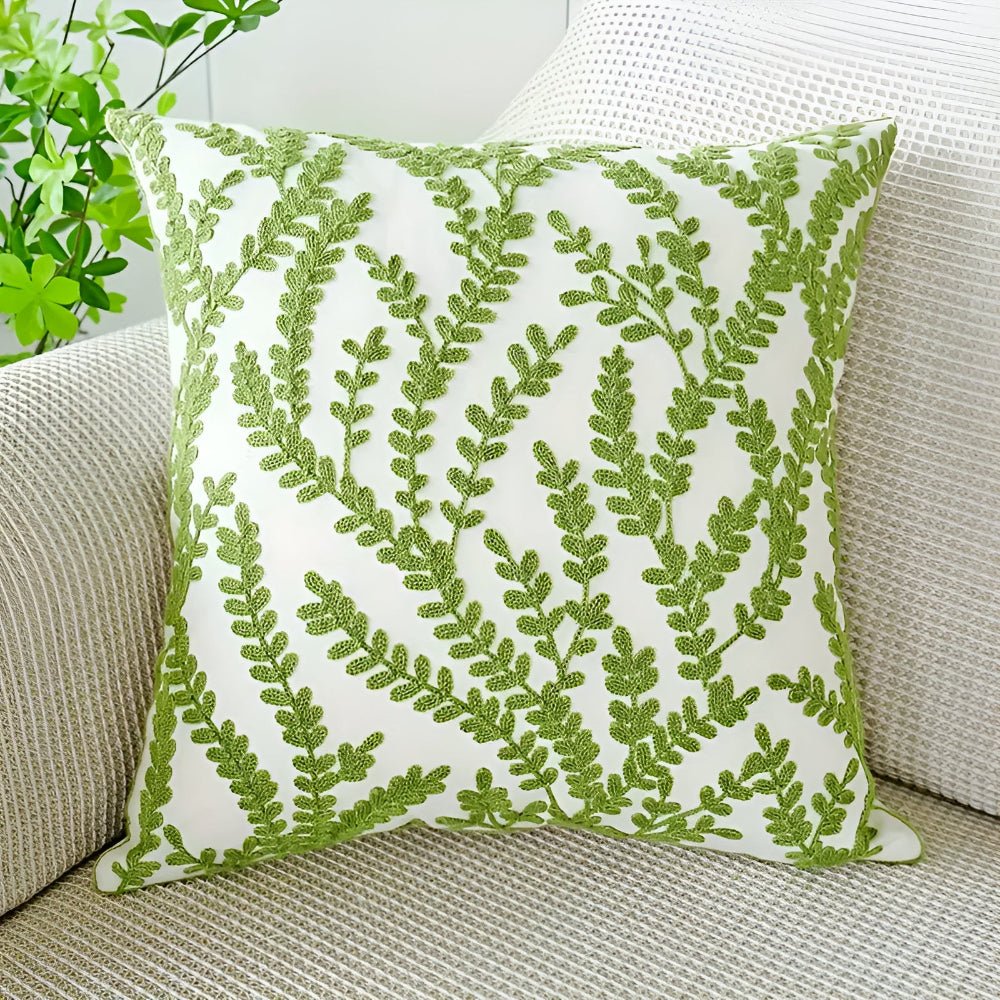 Hom & Ember – Verdant Paradise Cushion Cover for a Lush and Inviting Home - Hom & Ember