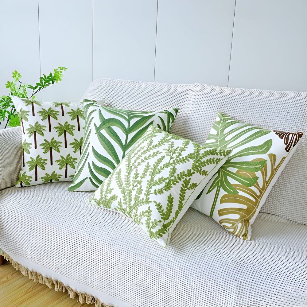 Hom & Ember – Verdant Paradise Cushion Cover for a Lush and Inviting Home - Hom & Ember