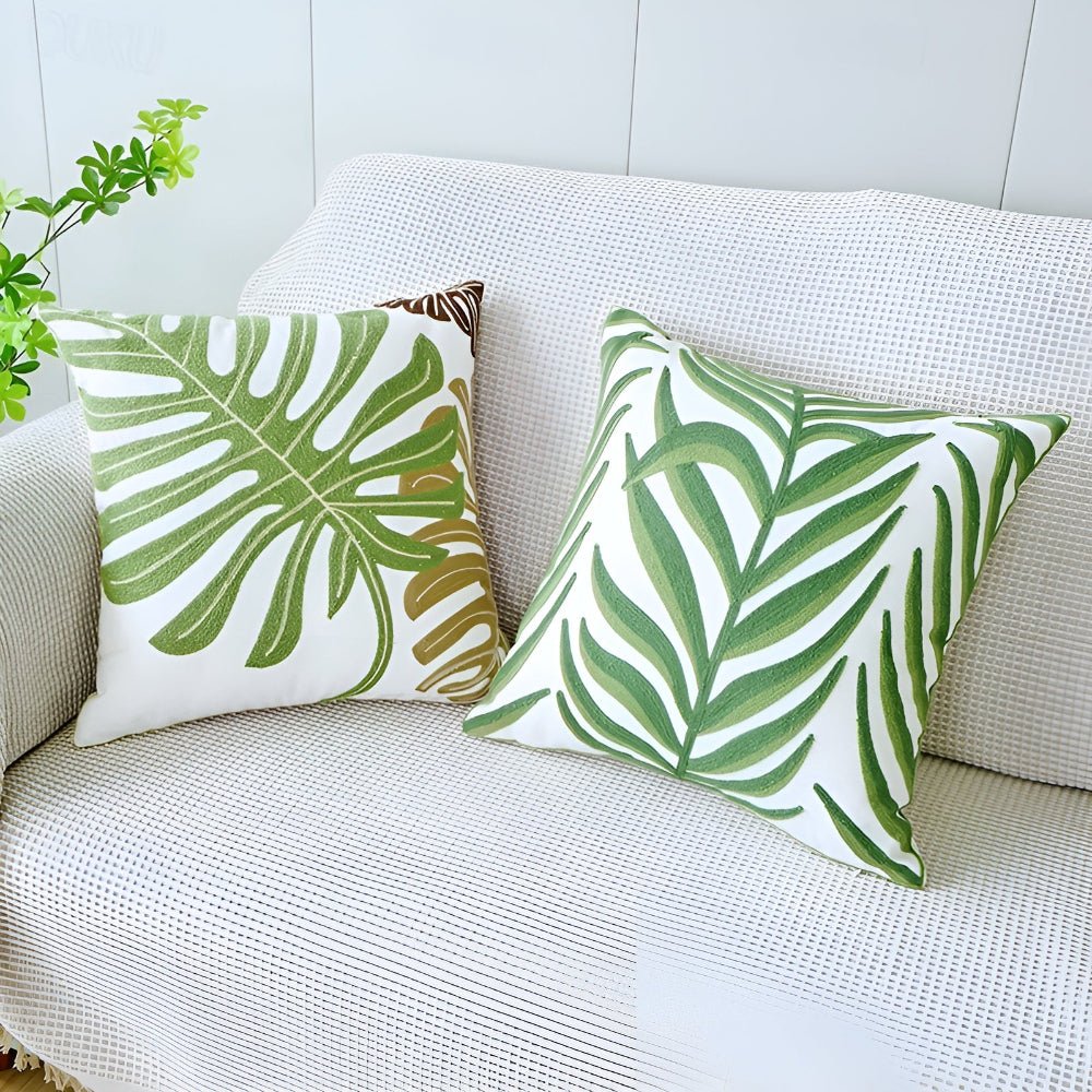 Hom & Ember – Verdant Paradise Cushion Cover for a Lush and Inviting Home - Hom & Ember