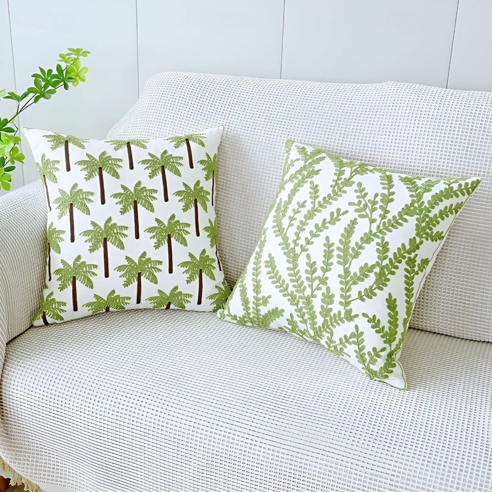 Hom & Ember – Verdant Paradise Cushion Cover for a Lush and Inviting Home - Hom & Ember