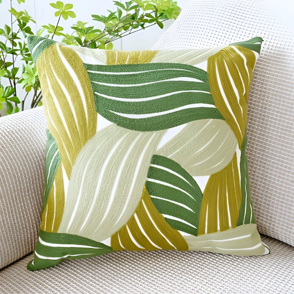 Hom & Ember – Verdant Paradise Cushion Cover for a Lush and Inviting Home - Hom & Ember