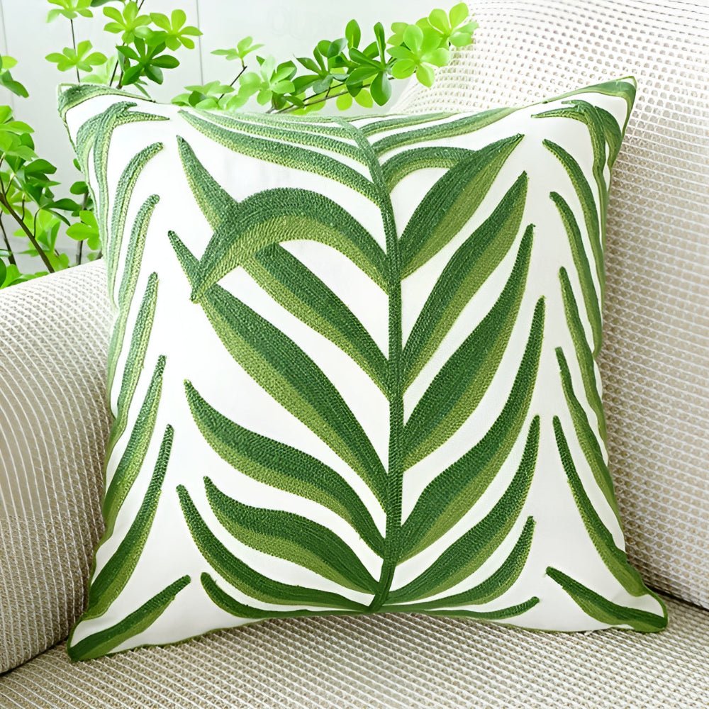 Hom & Ember – Verdant Paradise Cushion Cover for a Lush and Inviting Home - Hom & Ember