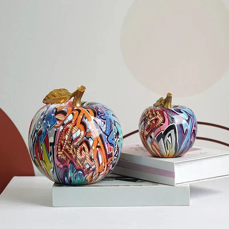 Hom & Ember – Vibrant Resin Apple Sculptures for Elegant Décor with Cheerful Sophistication - Hom & Ember