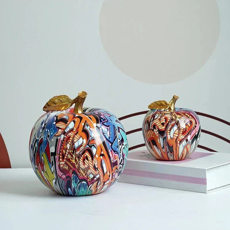 Hom & Ember – Vibrant Resin Apple Sculptures for Elegant Décor with Cheerful Sophistication - Hom & Ember
