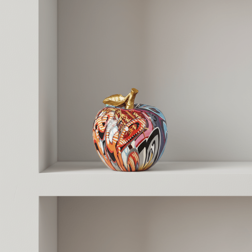 Hom & Ember – Vibrant Resin Apple Sculptures for Elegant Décor with Cheerful Sophistication - Hom & Ember
