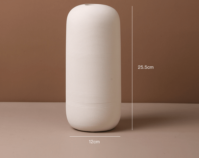 Hom & Ember – Wabi-Sabi Ceramic Vase - Hom & Ember