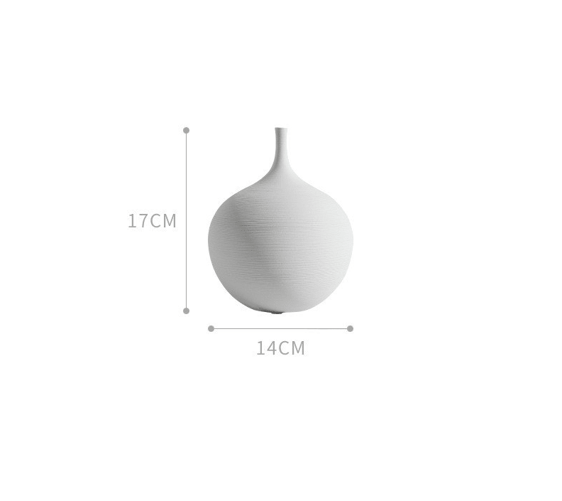 Hom & Ember – Wabi-Sabi Ceramic Vase - Hom & Ember