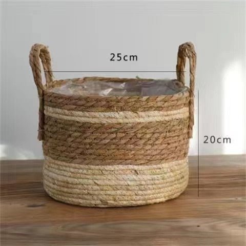 Hom & Ember – Wicker Planter Basket - Hom & Ember