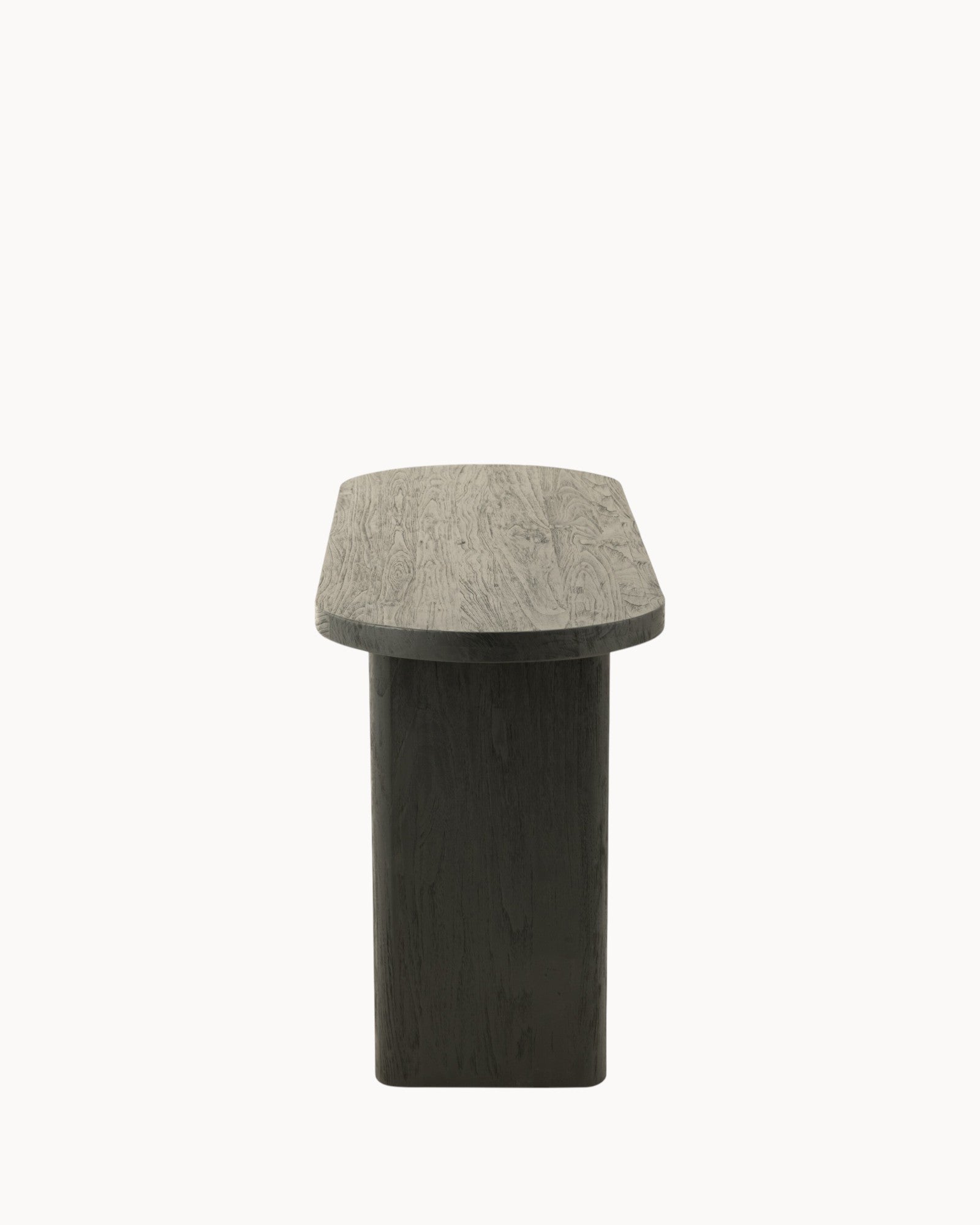Hom & Ember - Wooden Table Teak Look Black - Hom & Ember
