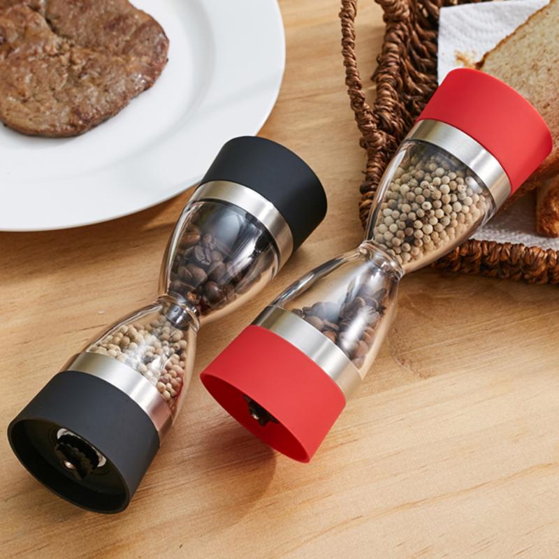 Hom & Ember – Elegant Dual-Use Salt and Pepper Grinder for a Refined Dining Experience